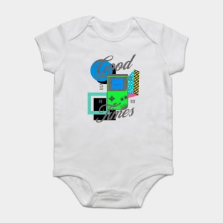 90's Good Times Gameboy Baby Bodysuit